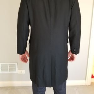 Vintage 80's Matrix style black long sport coat